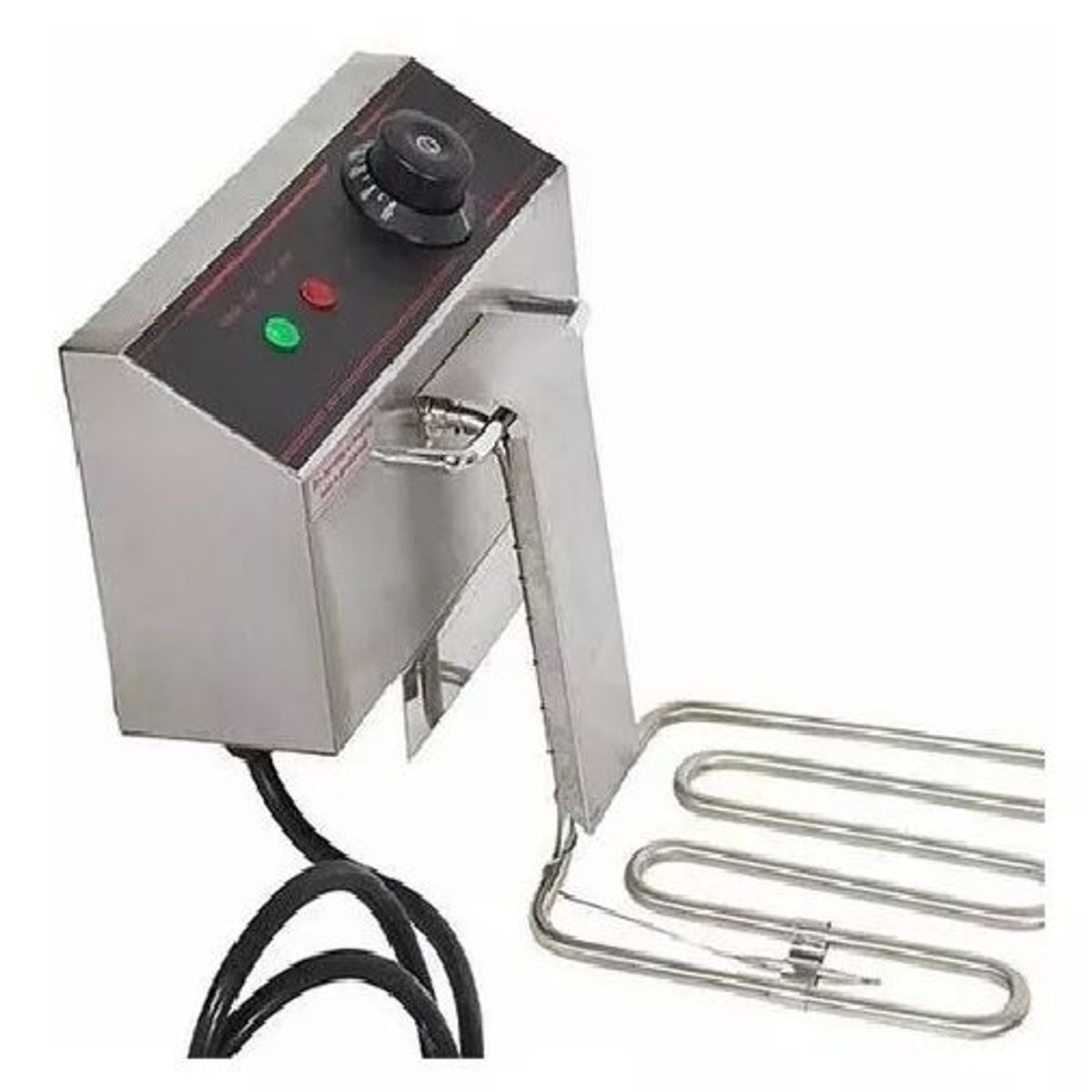 GENERICO - Freidora Eléctrica 8 Litros Papa Frita Pollo Broaster Acero