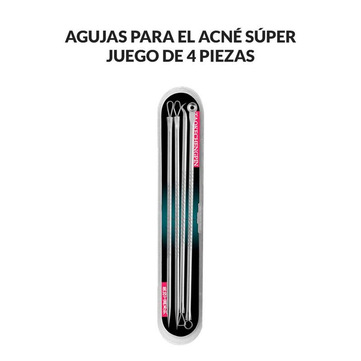 GENERICO - Kit Removedor De Espinillas Puntos Negros Granos (4 Piezas)