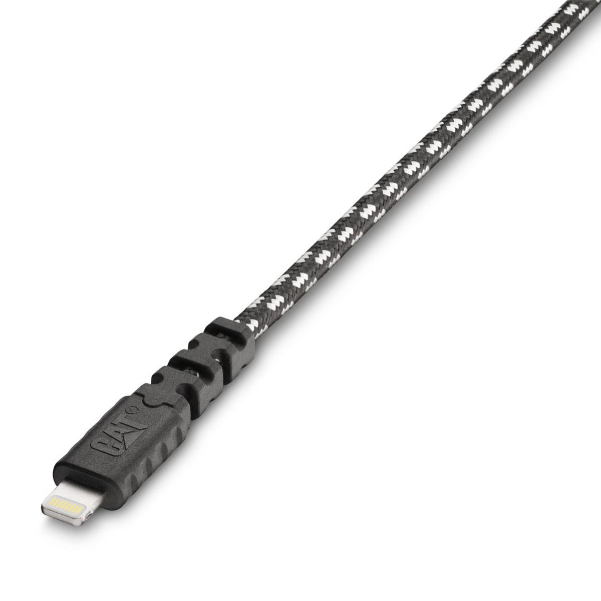 CAT - Cargador De Auto CAT Resistente Con Cable USB-Lightning 4.8A 1.8 Mtros