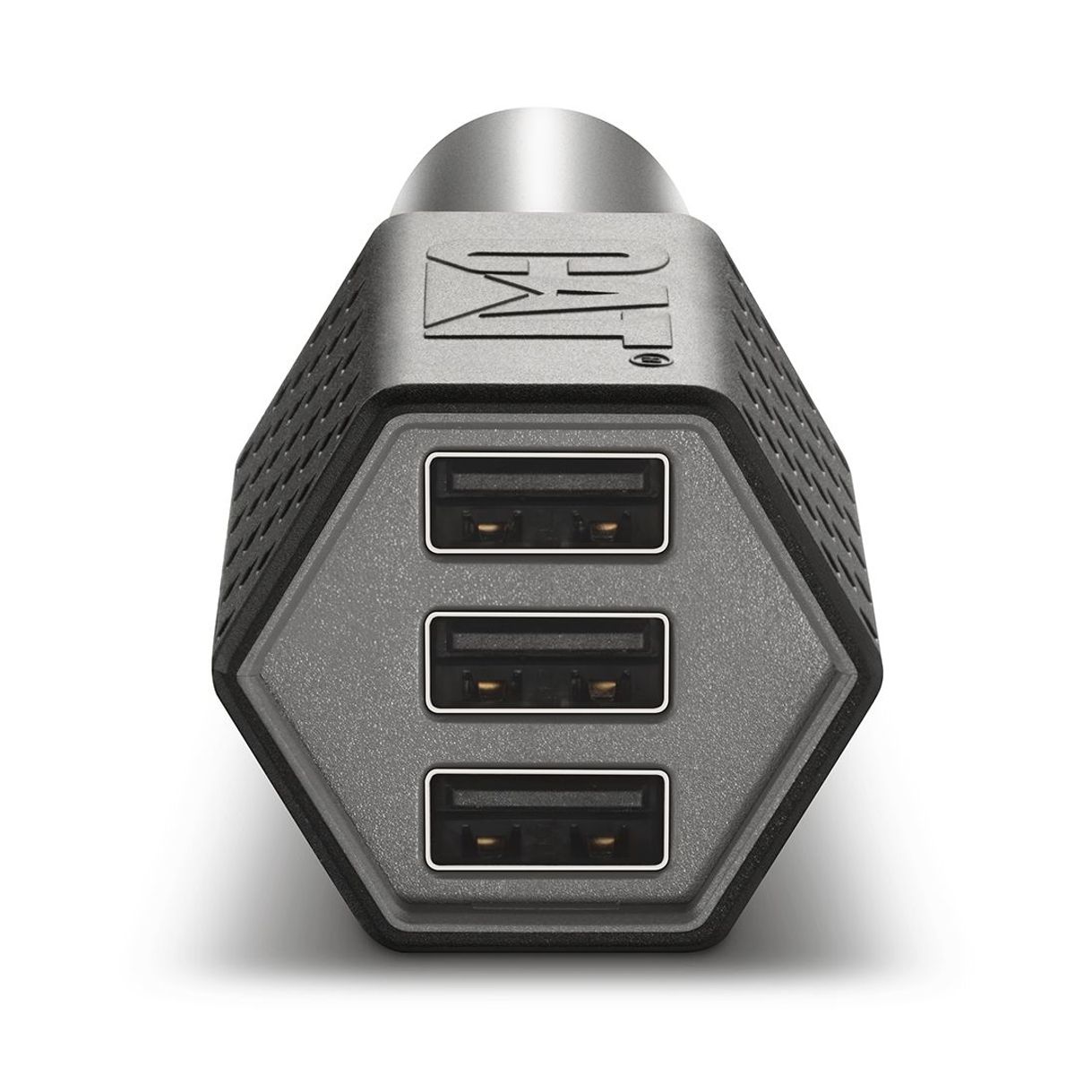 CAT - Cargador De Auto CAT Resistente USB 7.2AMP 3 Puertos