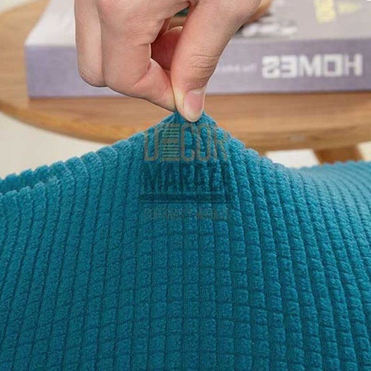 GENERICO - Funda De Silla Expandex  Ajustable Elástica-6PCS  COBALTO