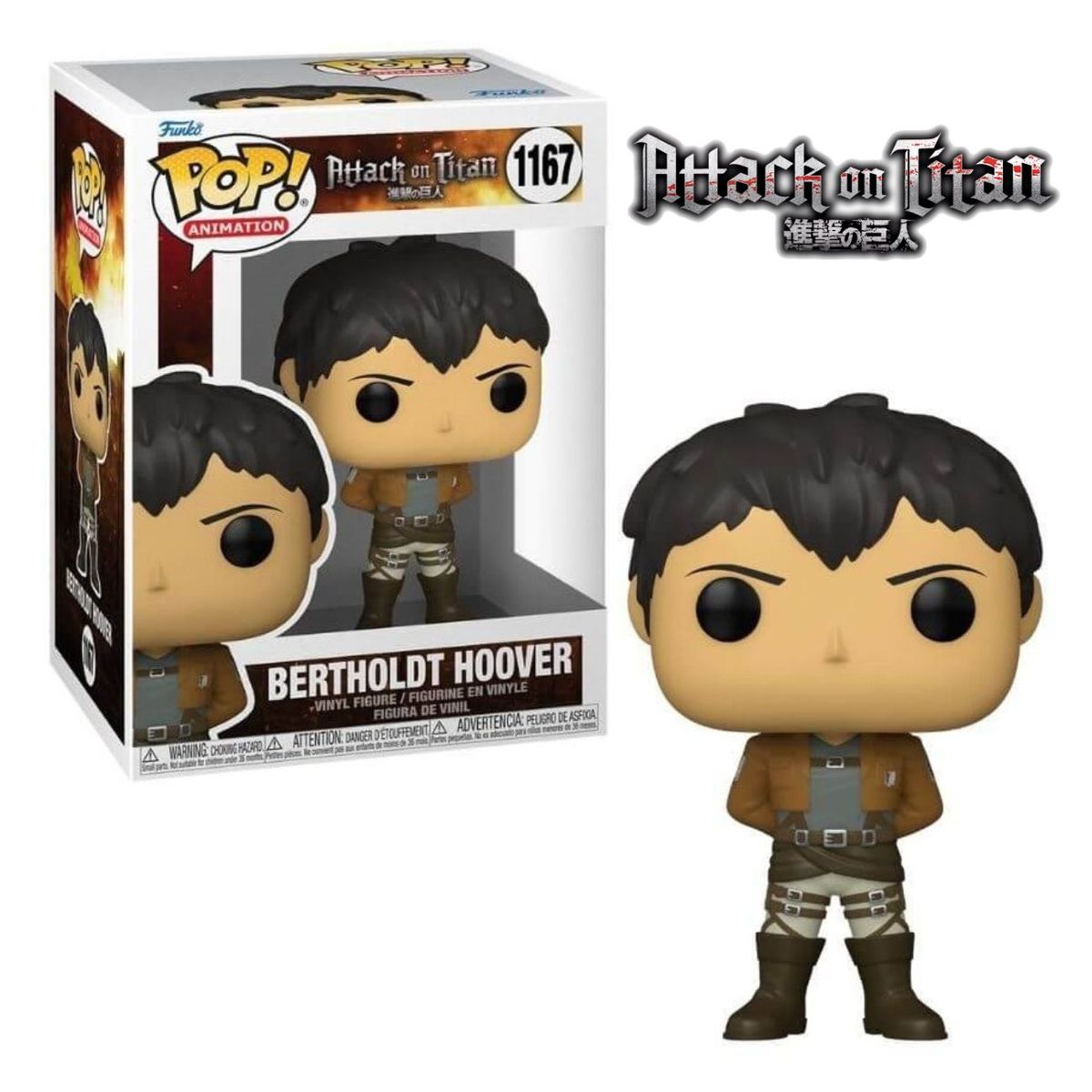 FUNKO - Funko Pop Bertholdt Hoover-Attack On Titan Shingeki No Kyoji