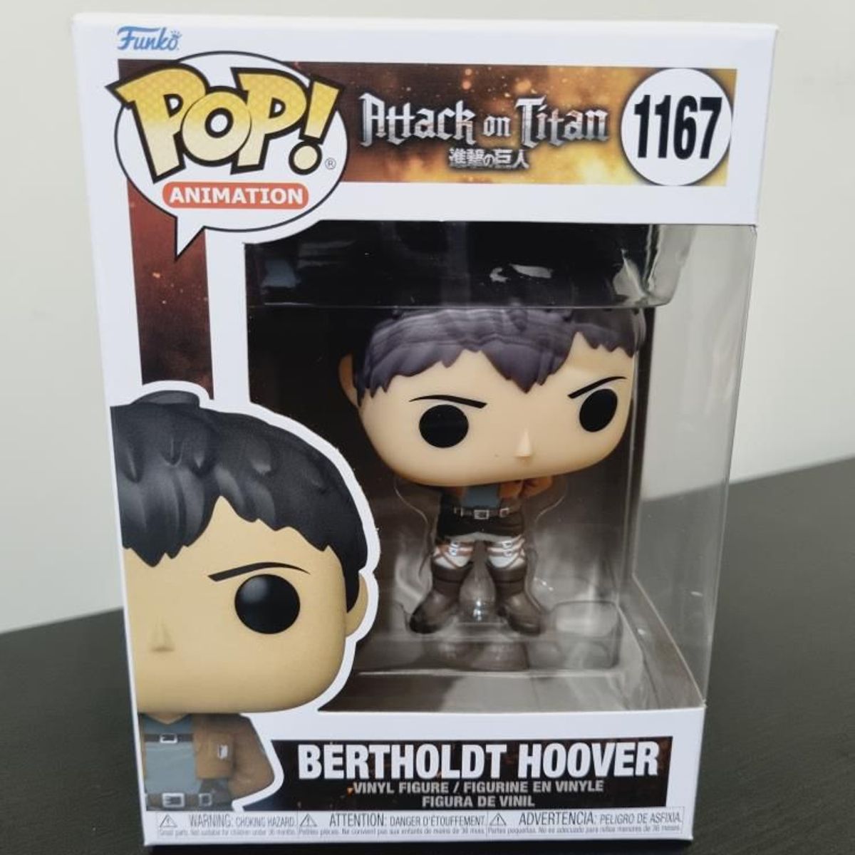 FUNKO - Funko Pop Bertholdt Hoover-Attack On Titan Shingeki No Kyoji