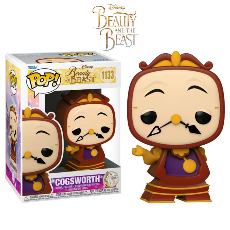 FUNKO - Funko Pop Cogsworth - Disney La Bella y La Bestia