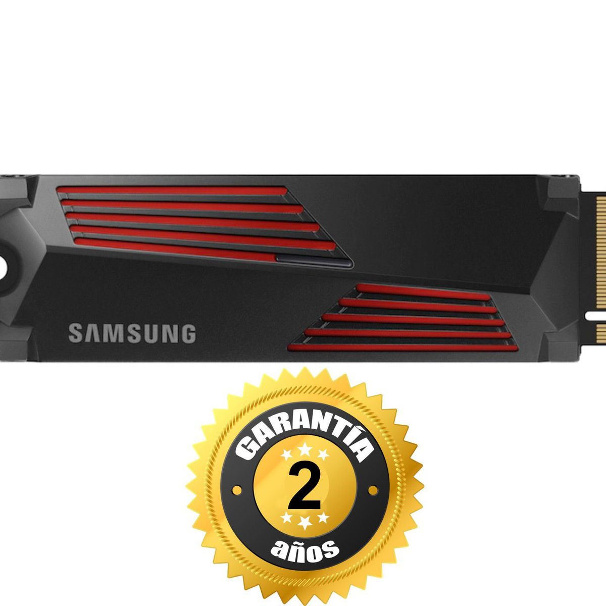 SAMSUNG - Disco Solido Samsung 990 Pro 1tb M.2 Nvme Ps5 Pc PCI 4.0 + disipador