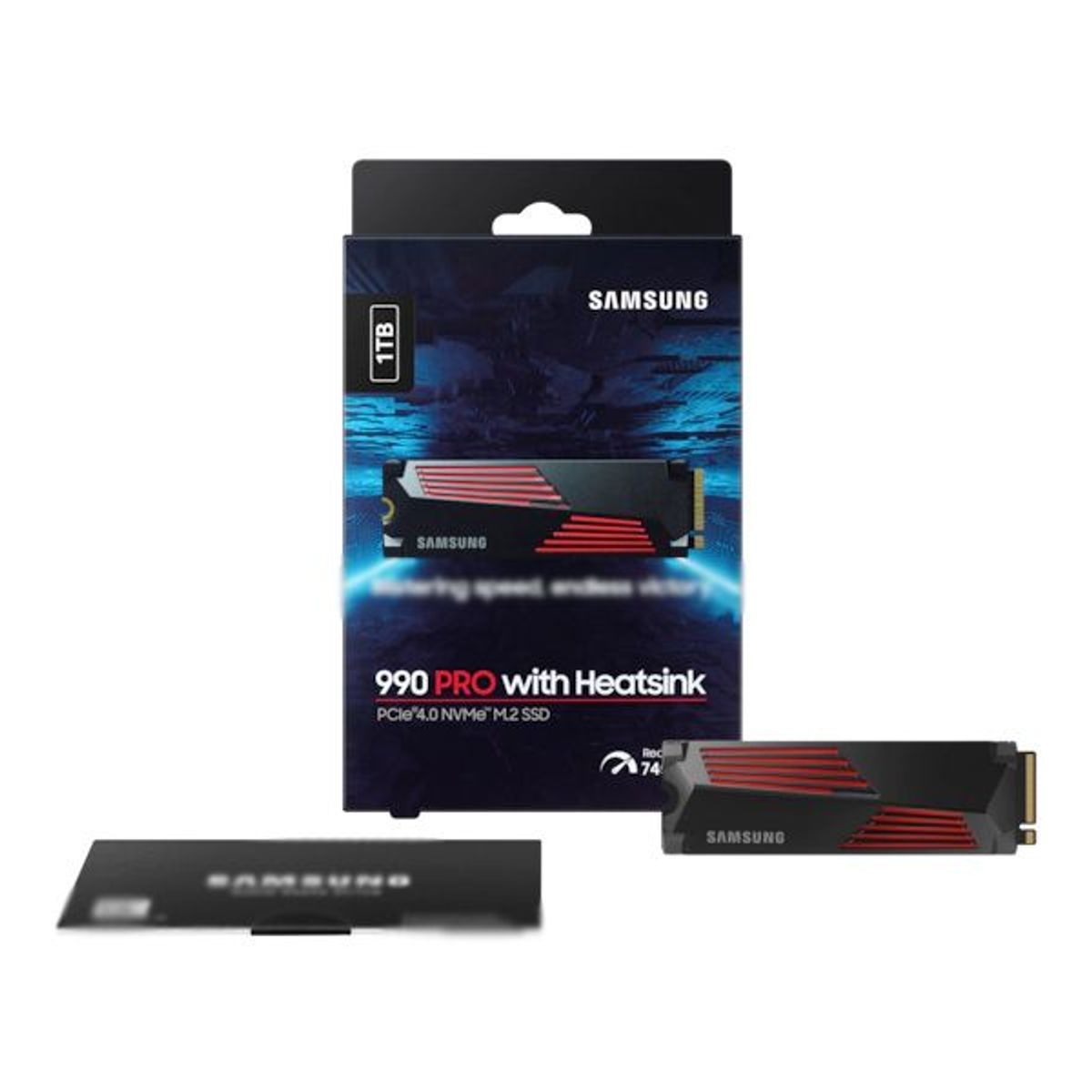 SAMSUNG - Disco Solido Samsung 990 Pro 1tb M.2 Nvme Ps5 Pc PCI 4.0 + disipador