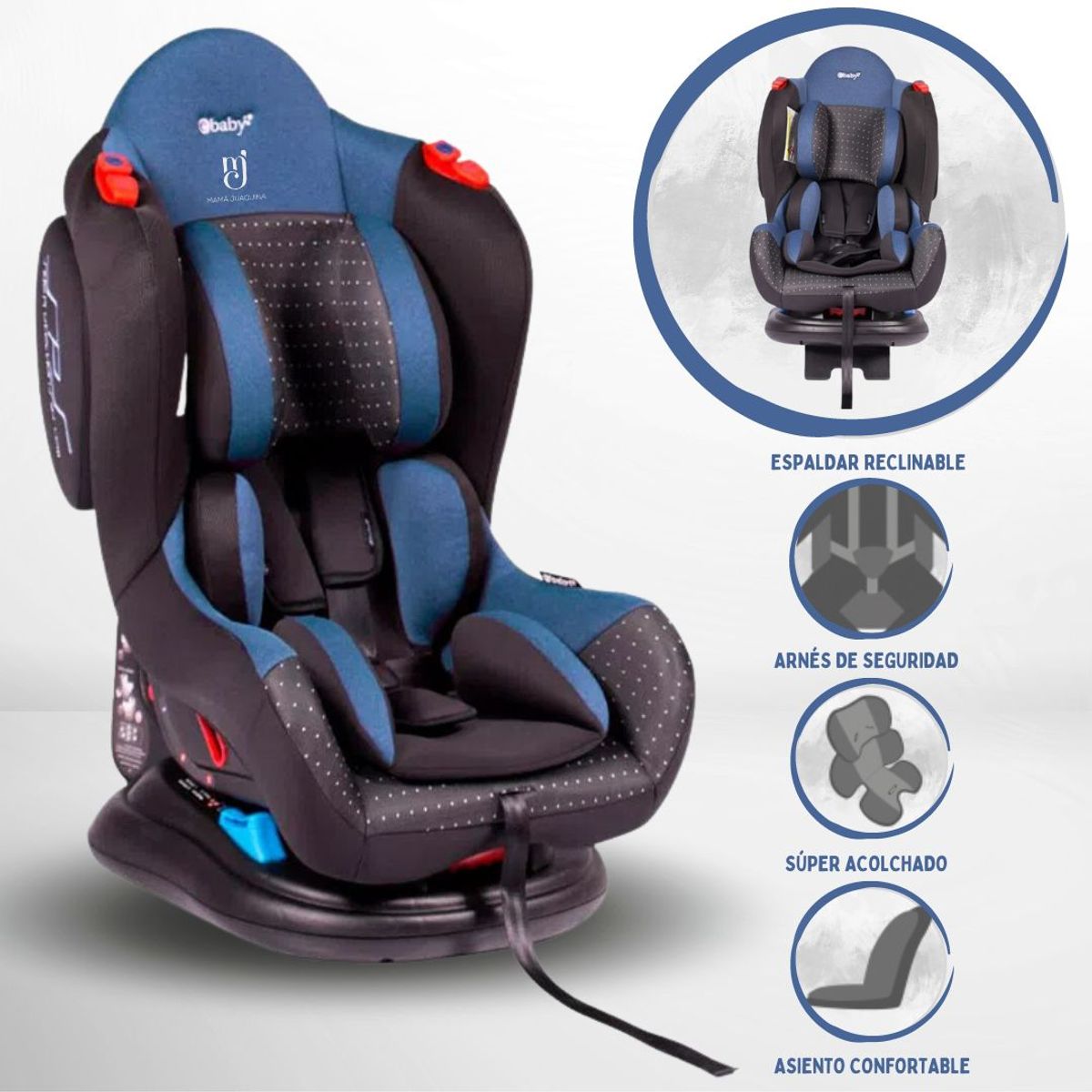 EBABY - Silla De Auto Ebaby «CONETA» Blue