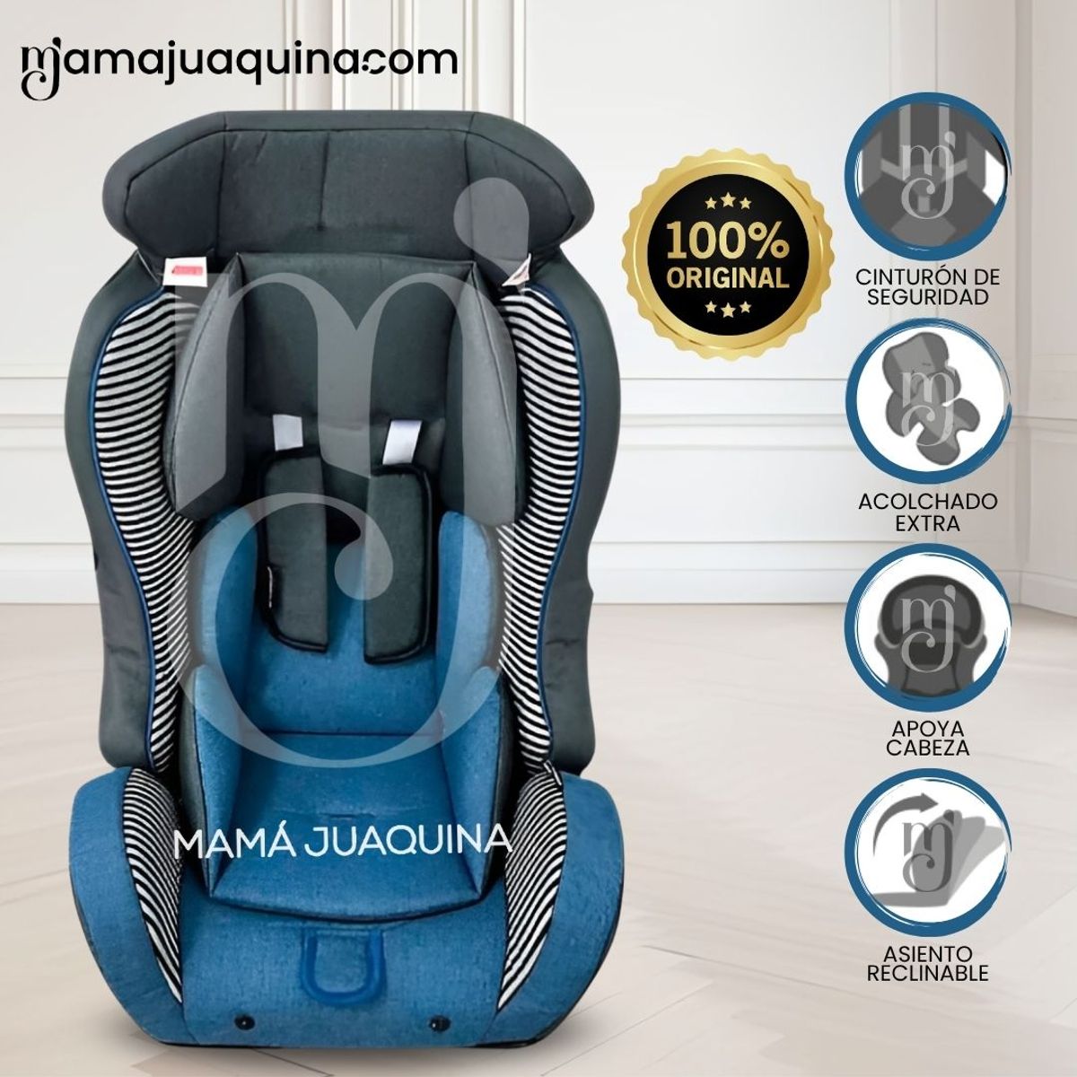 BABY - Silla De Auto para bebés «BUX» Edicion Limitada Blue