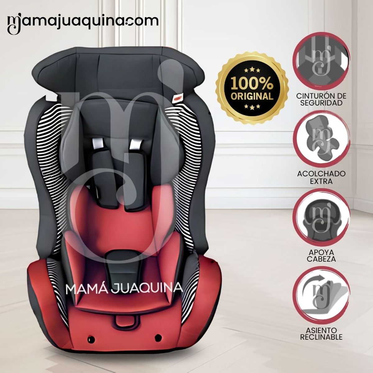 BABY - Silla De Auto para bebés «BUX» Edicion Limitada Red