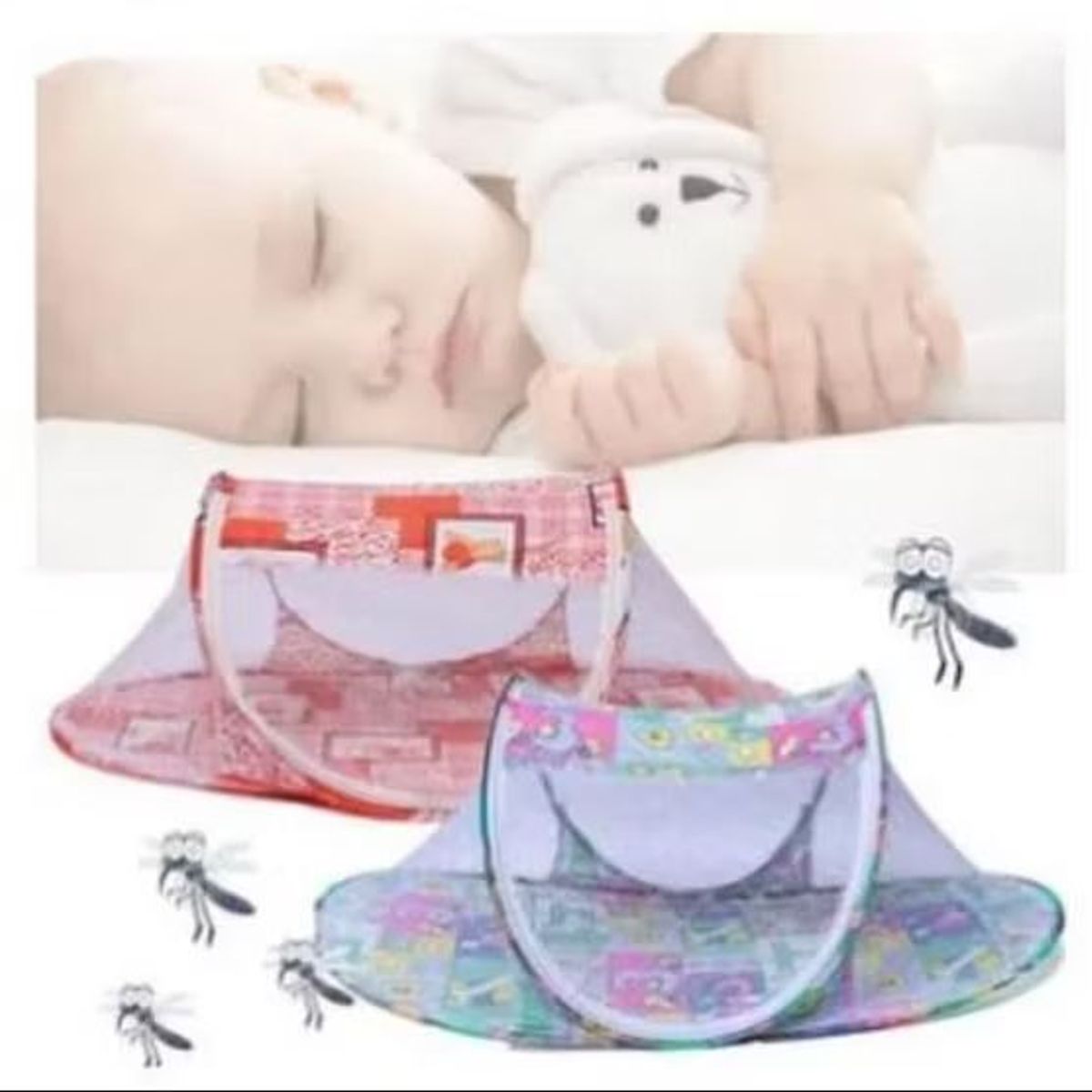 GENERICO - Cuna mosquetero portatil bebe-playa