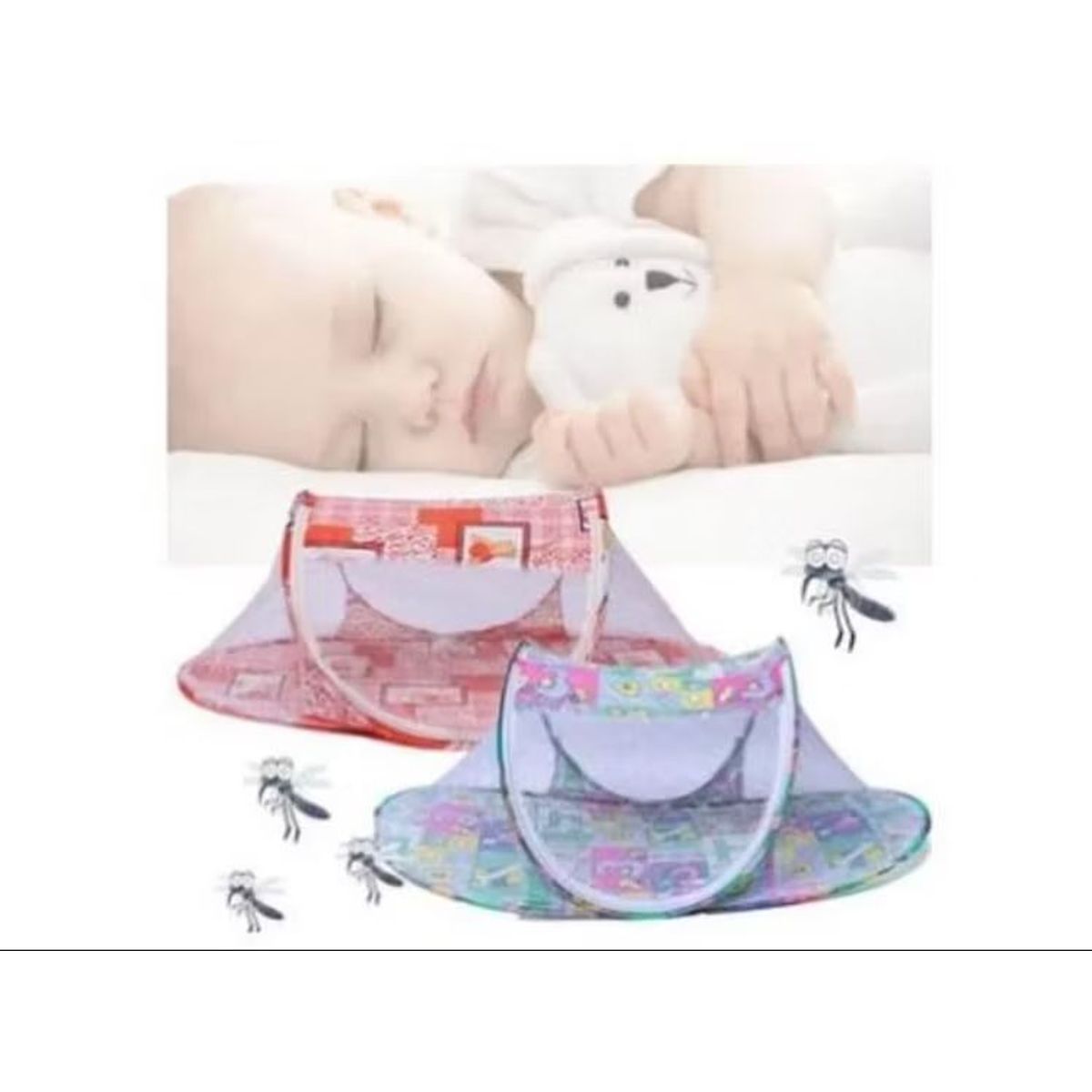 GENERICO - Cuna mosquetero portatil bebe-playa
