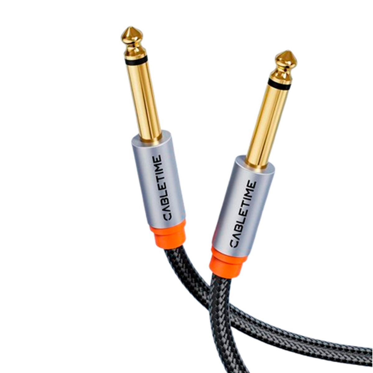 VENTION - Cable 3m Jack Mono Audio Premium Macho Nylon 635mm Ts Mp3