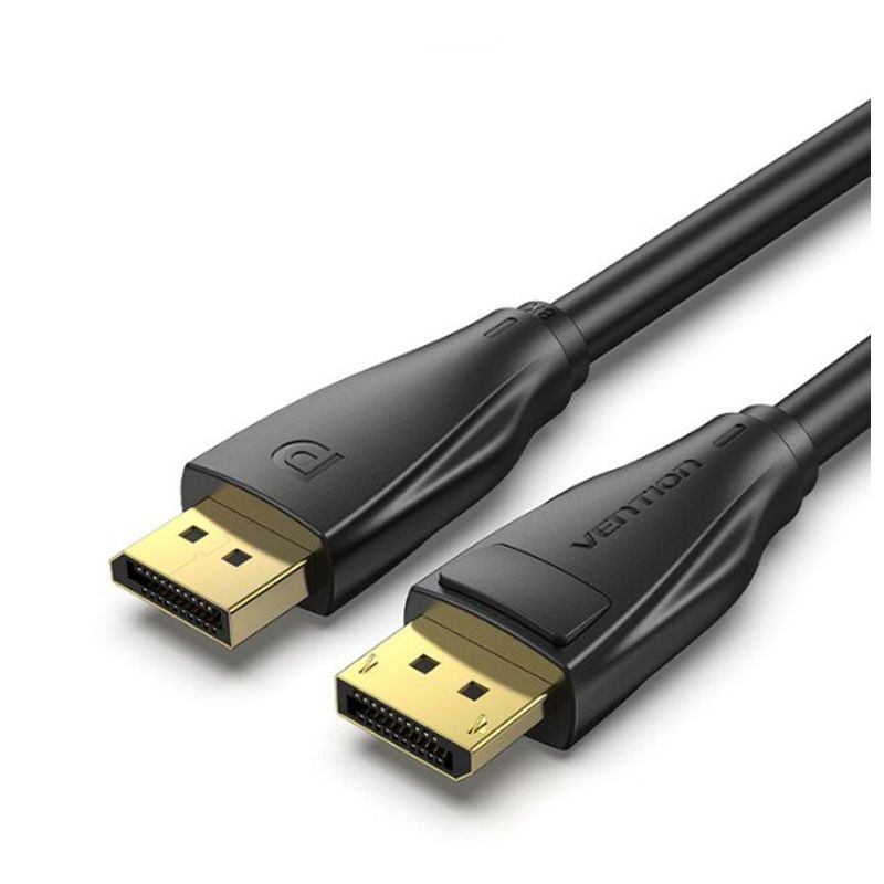 VENTION - Vention Cable Displayport Flexible 1.4 Pvc 8k Chapado Oro 1m