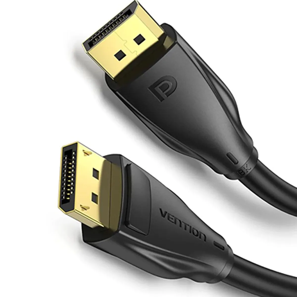 VENTION - Vention Cable Displayport Flexible 1.4 Pvc 8k Chapado Oro 1m