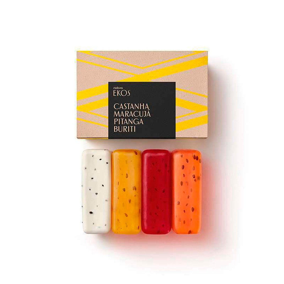 NATURA - Ekos Jabones en Barra Refrescantes x4