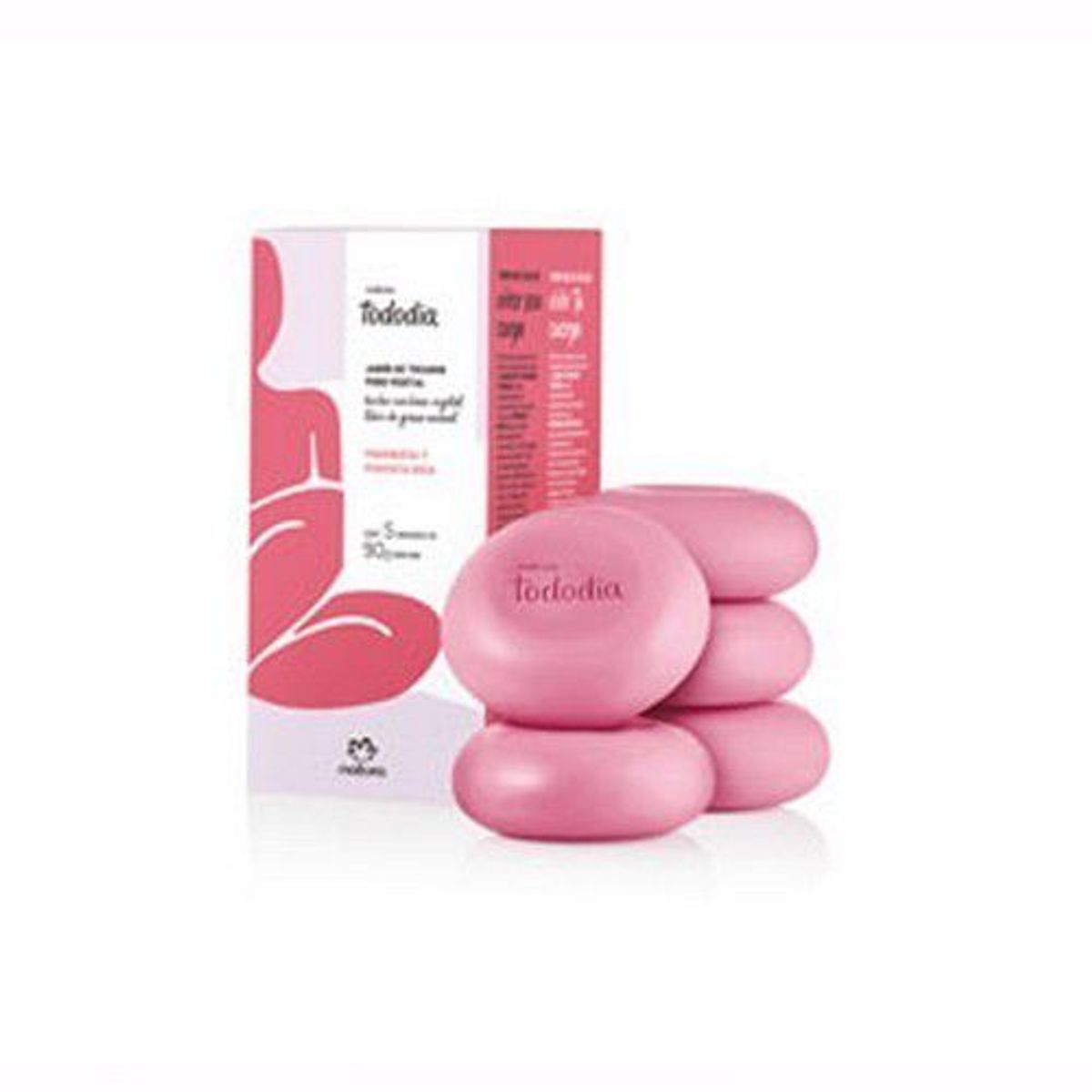 NATURA - Tododia Frambuesa y Pimienta Rosa Jabones en Barra