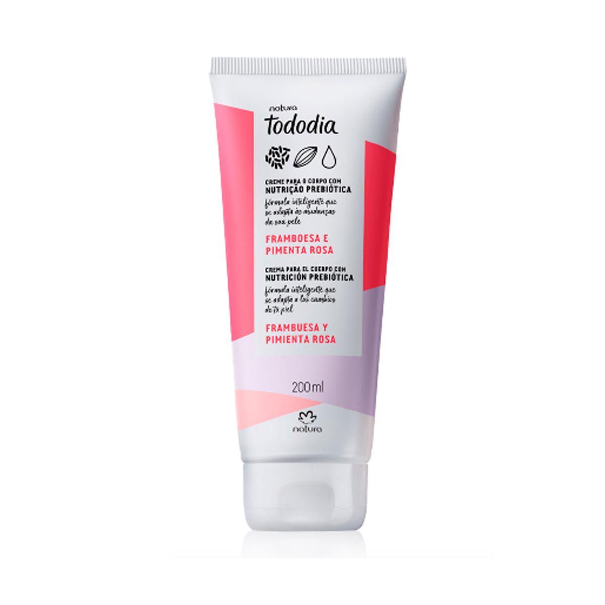 NATURA - Tododia Frambuesa y Pimienta Rosa Crema Nutritiva para Cuerpo  200ml