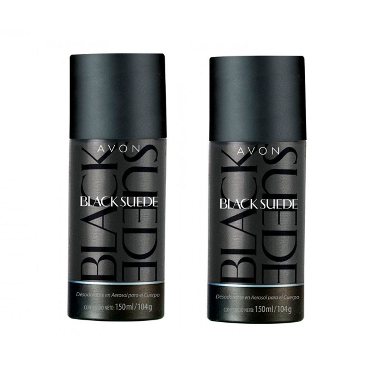 AVON - Avón - Black Suede Desodorante en Aerosol 150ml x 2 unidades