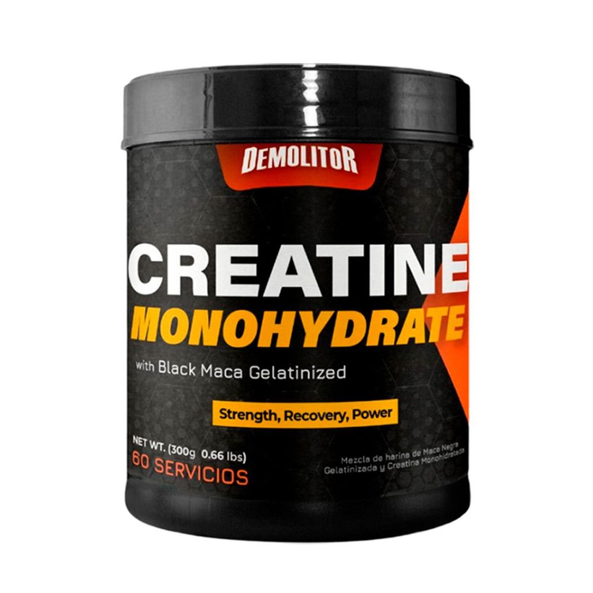 DEMOLITOR - Pack Demolitor Creatina 300 gr + Maca Negra 350gr + Shaker