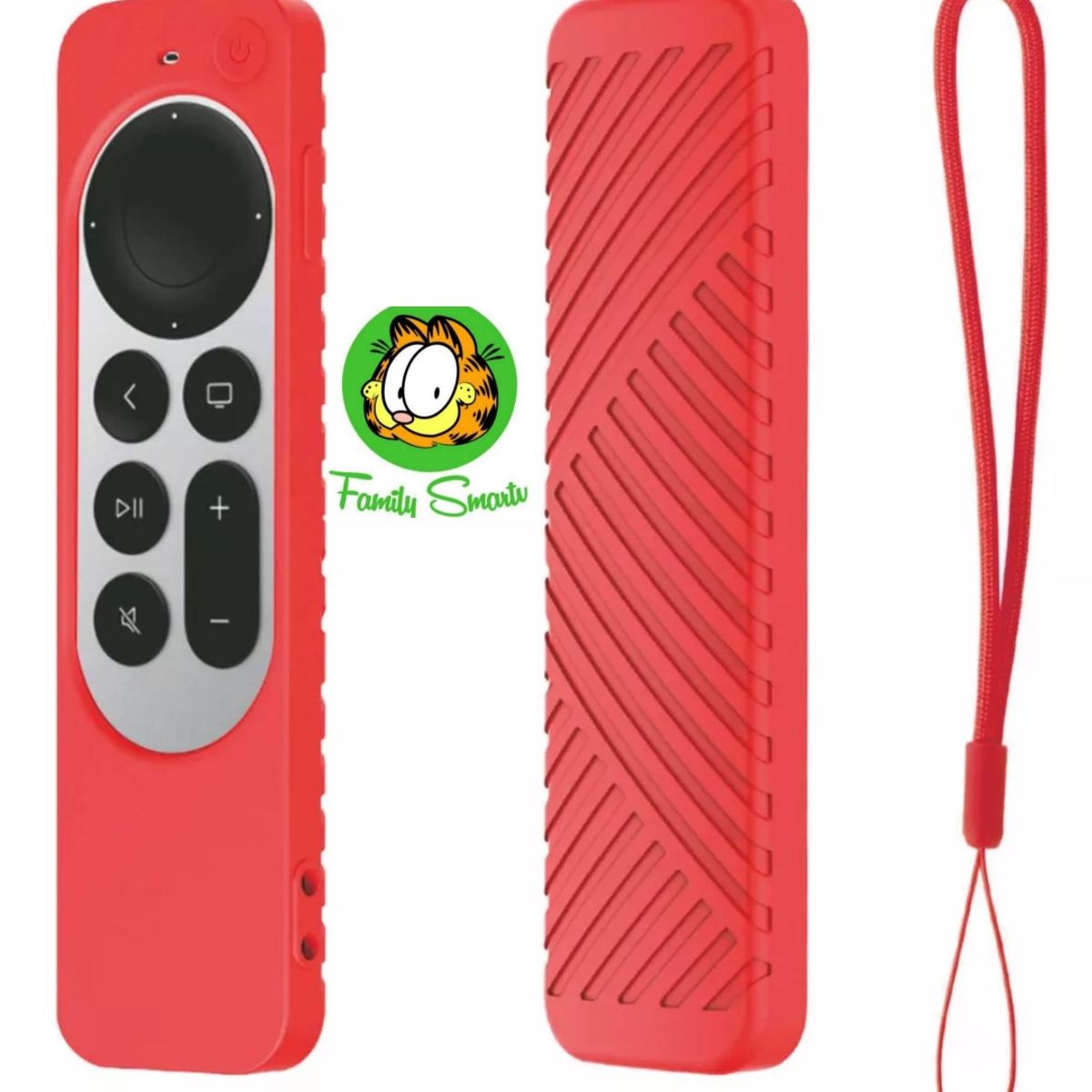 SIKAI - Funda Case Protector Control Remoto Apple Tv 2021 6ta / Rojo