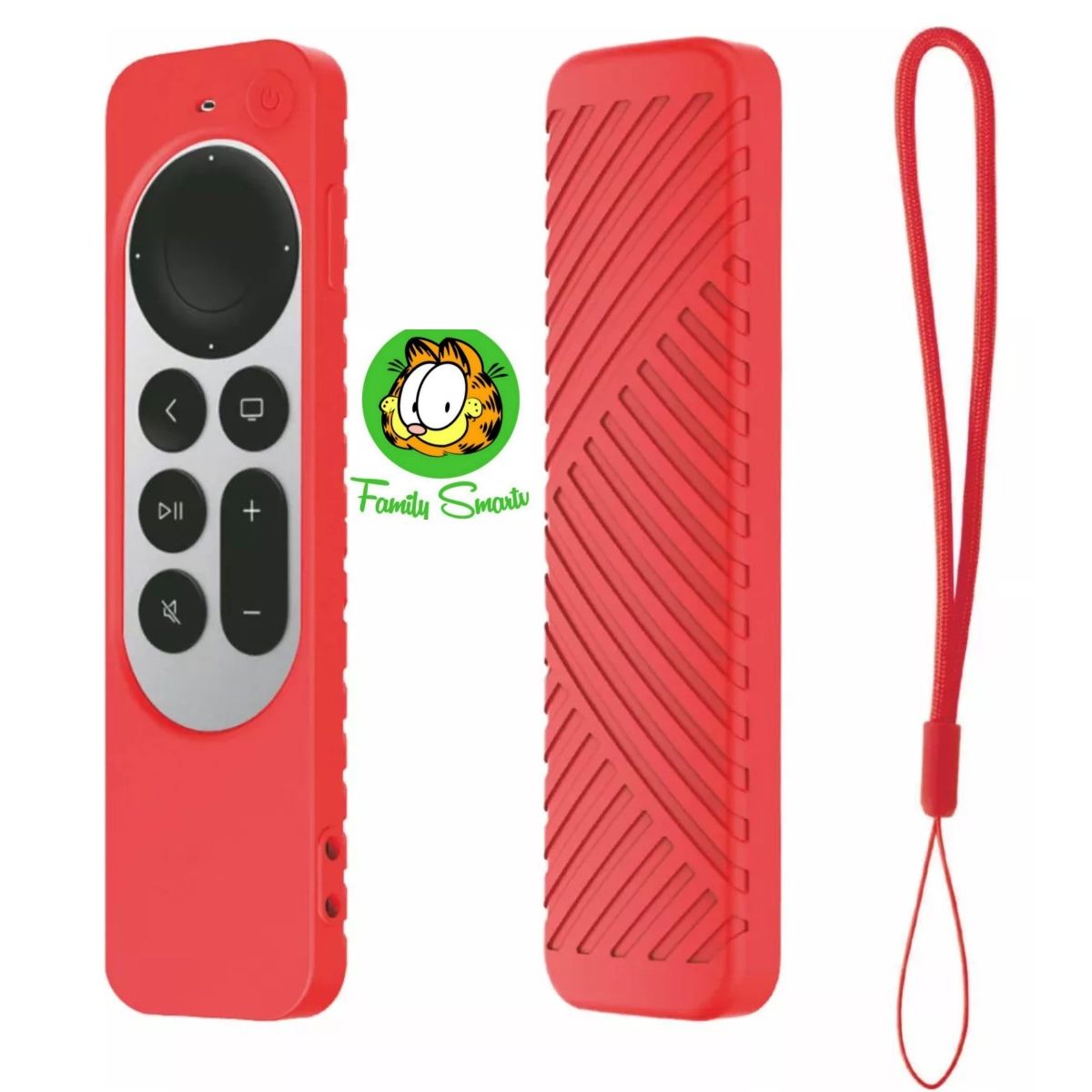 SIKAI - Funda Case Protector Control Remoto Apple Tv 2021 6ta / Rojo