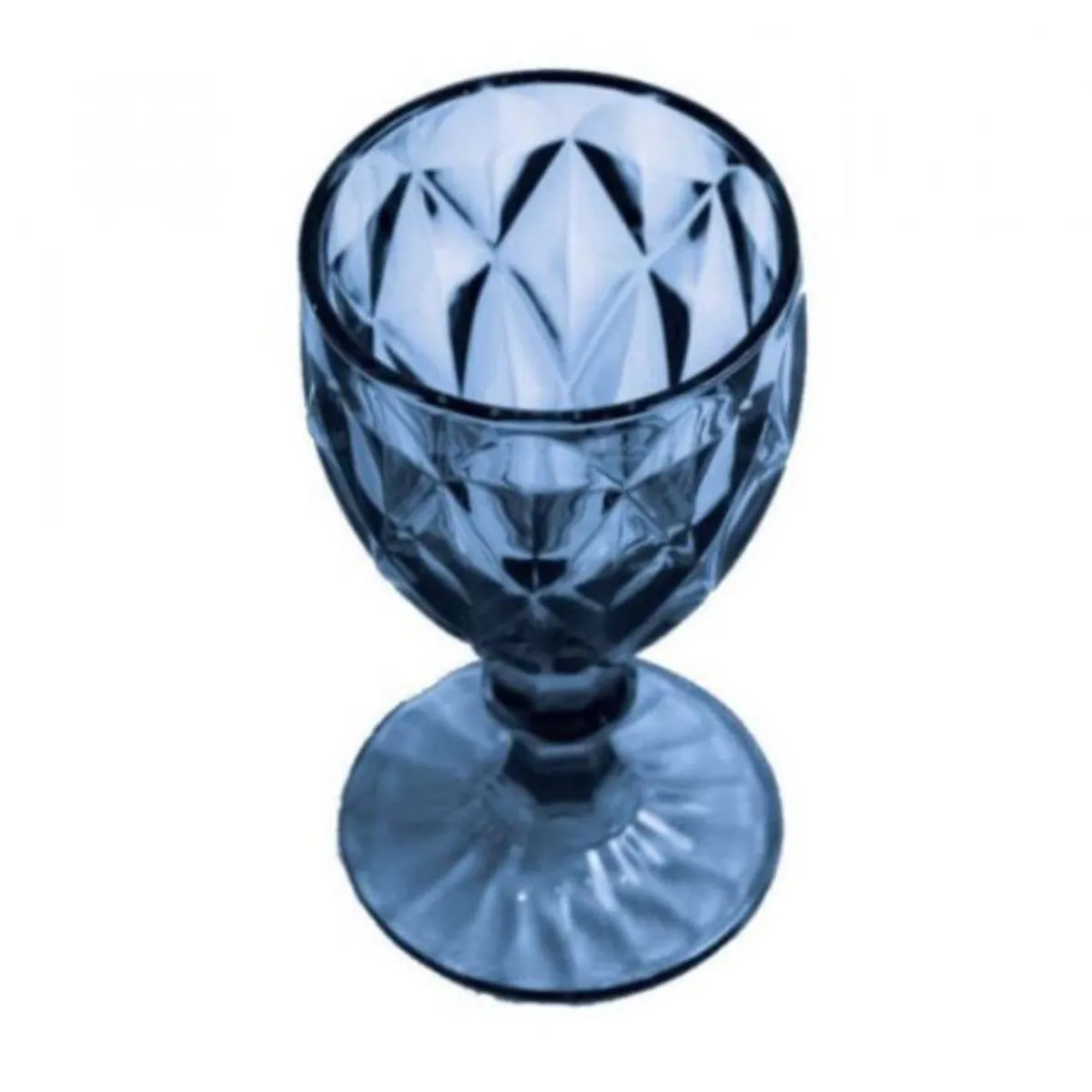 GENERICO - Copas Labradas Azules de Calidad 6 pzas