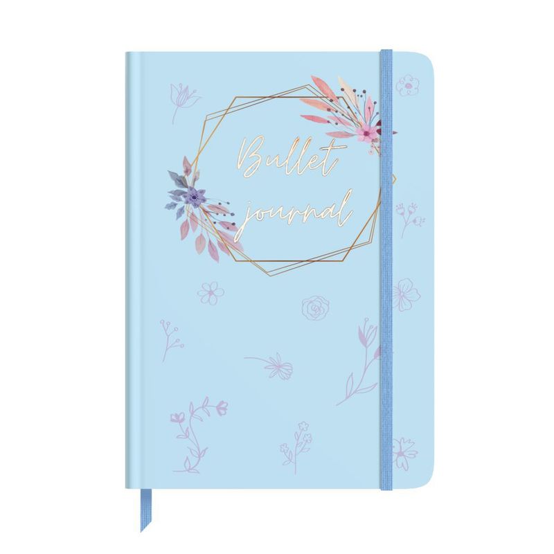 GENERICO - Bullet Journal Celeste Flores