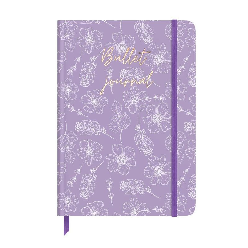 GENERICO - Bullet Journal Lila flowers