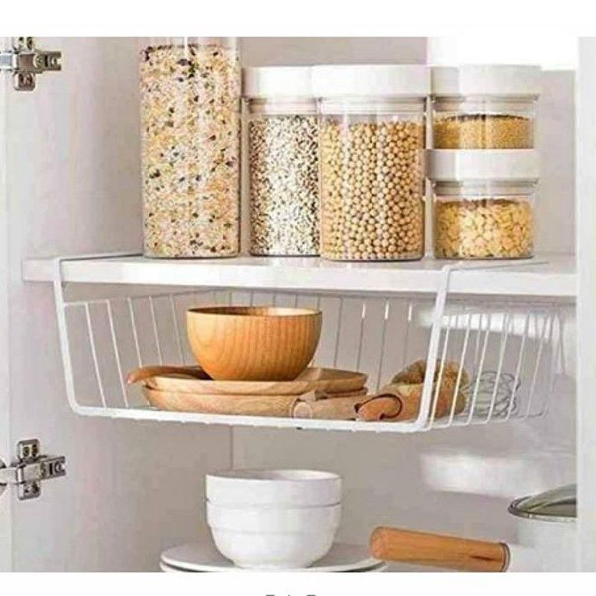 GENERICO - Cesto Colgante de Almacenamiento  para el hogar BLANCO