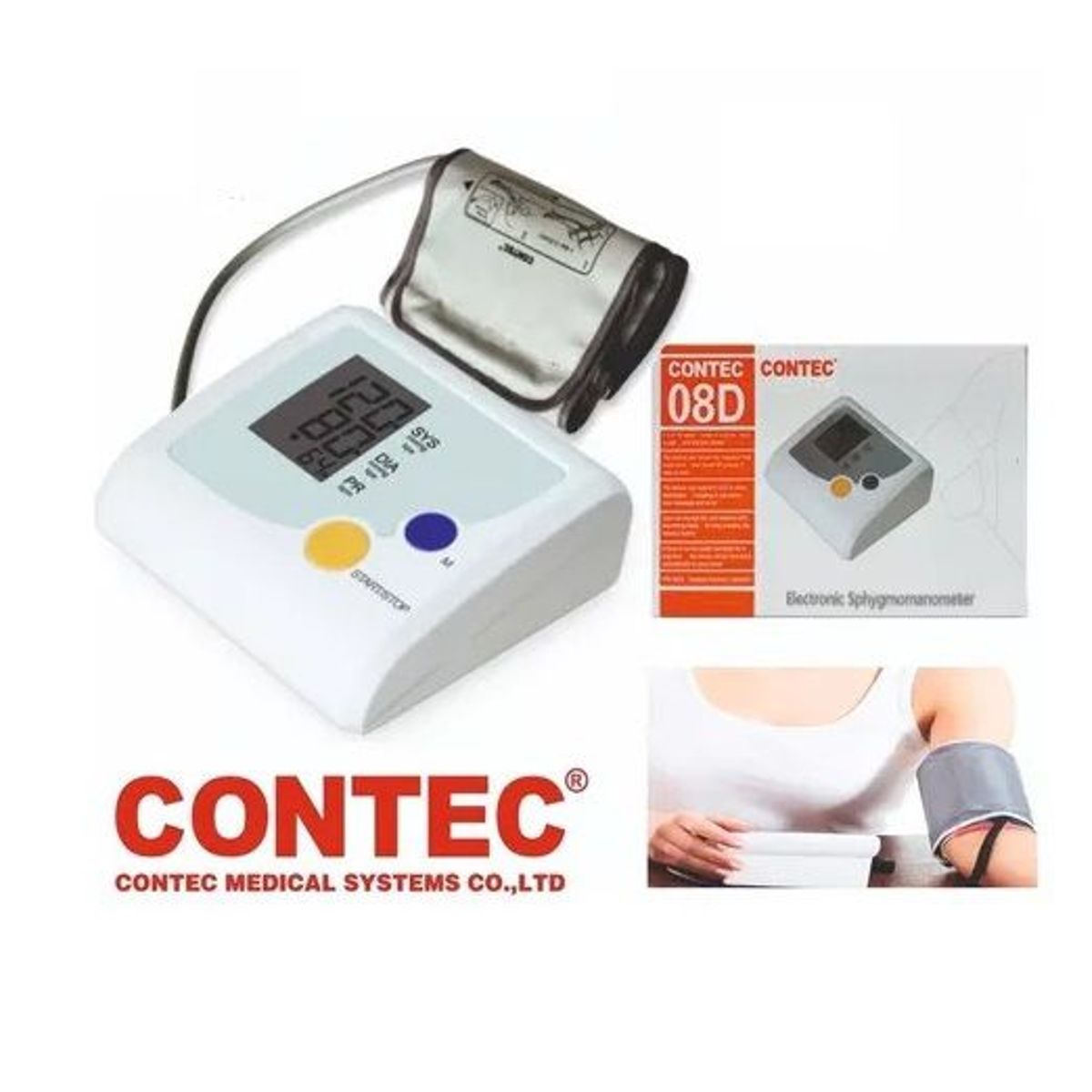 CONTEC - TENSIOMETRO DE BRAZO  CONTEC 08D