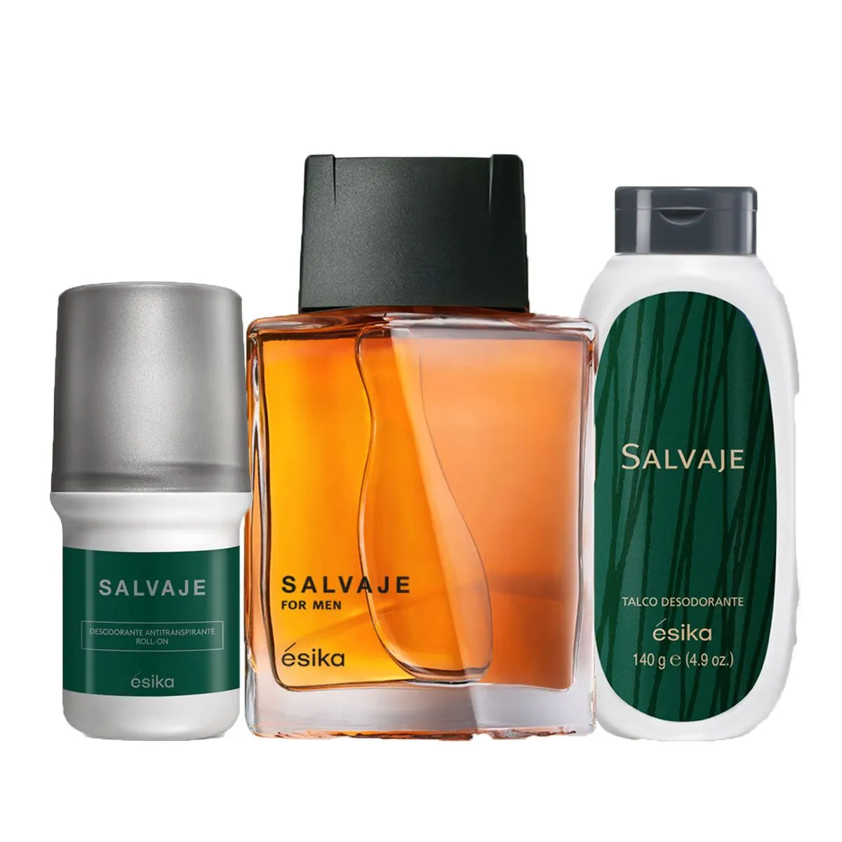 ESIKA - Salvaje Colonia de Hombre con Deo roll on y talco