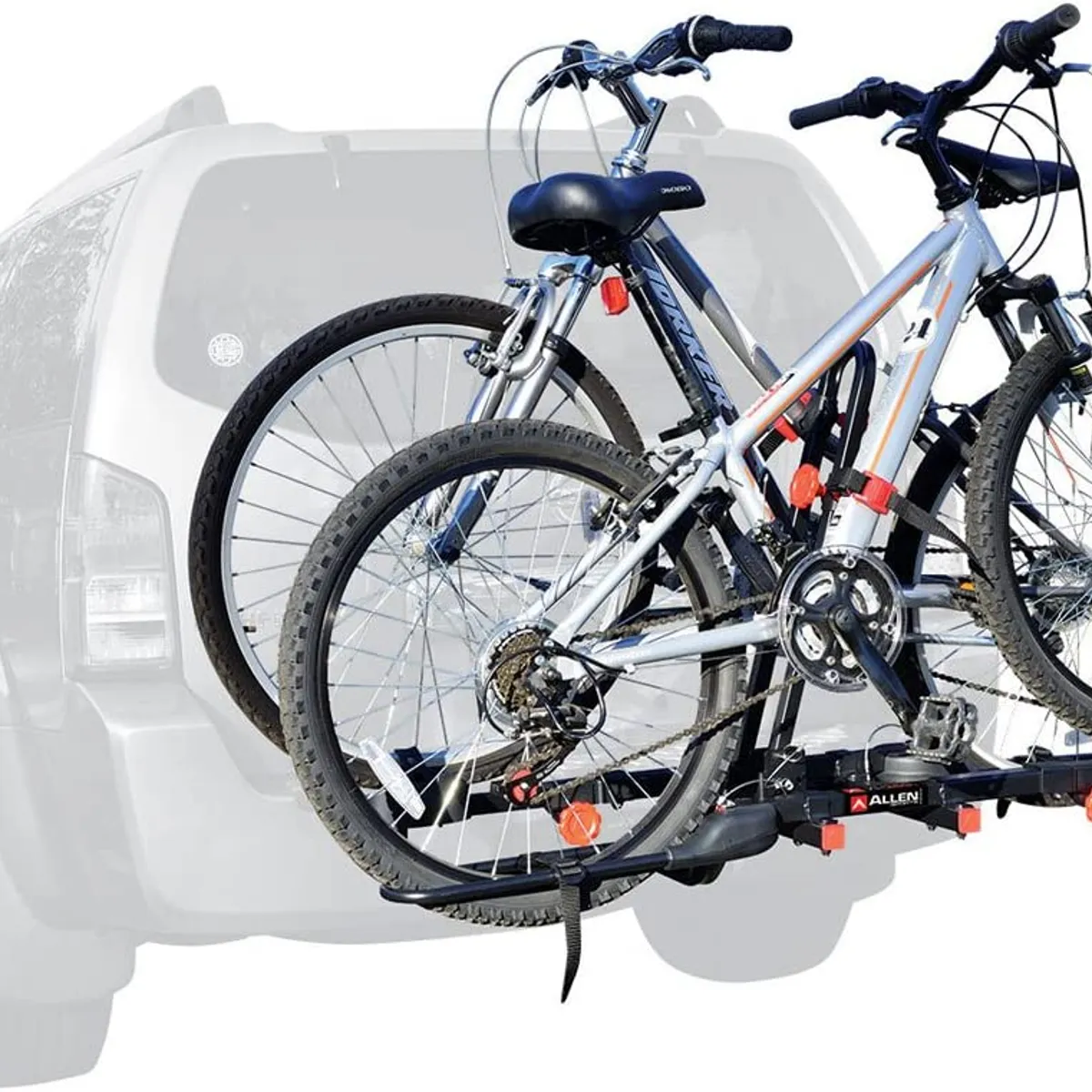 ALLEN SPORTS - ALLEN SPORTS PORTABICICLETAS DE ENGANCHE EZ LOAD PARA  2 BICICLETAS DE 11/4 y 2 PULGADAS