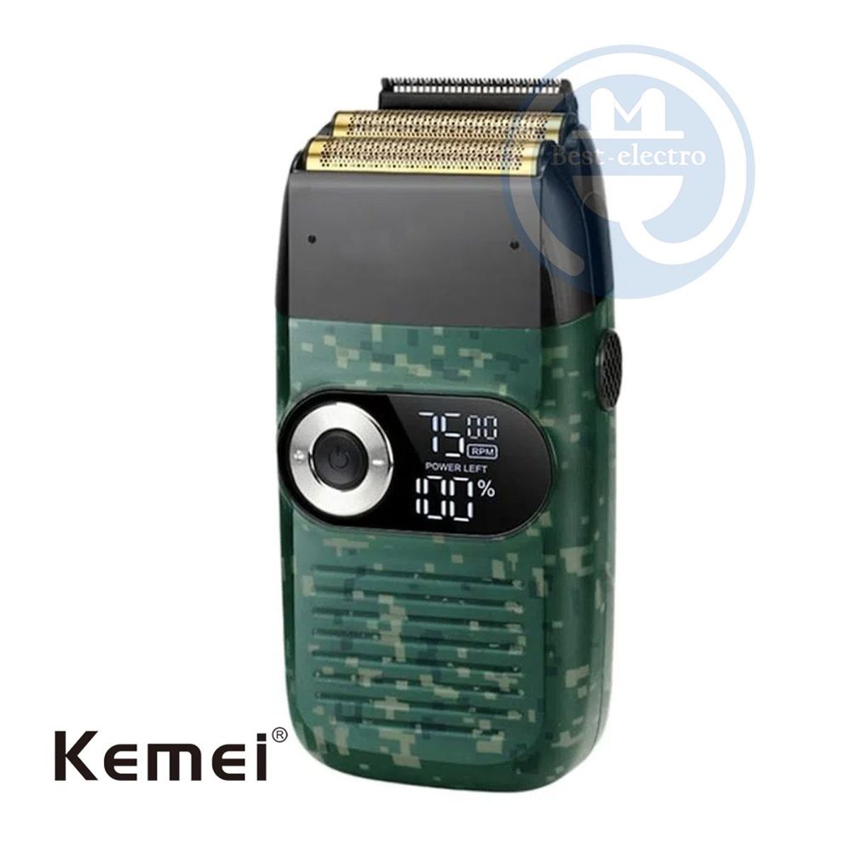 KEMEI - Afeitadora Shaver Kemei KM-2027 Cord Cordless Digital