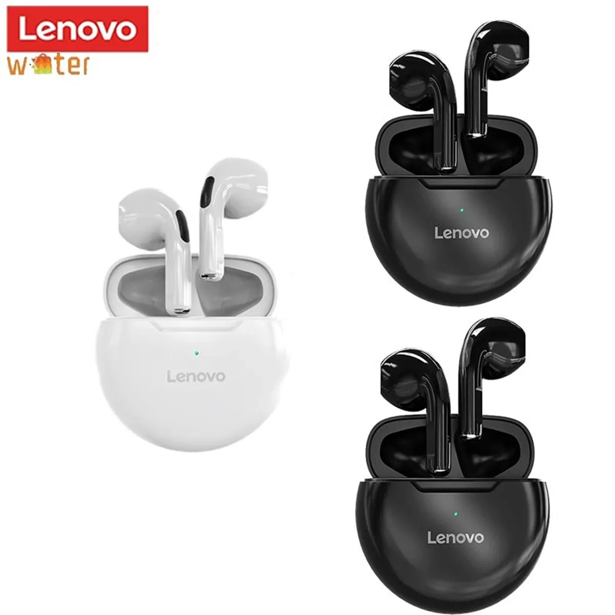 LENOVO - 3SET Audifonos Lenovo HT38 Tws Auriculares Negro