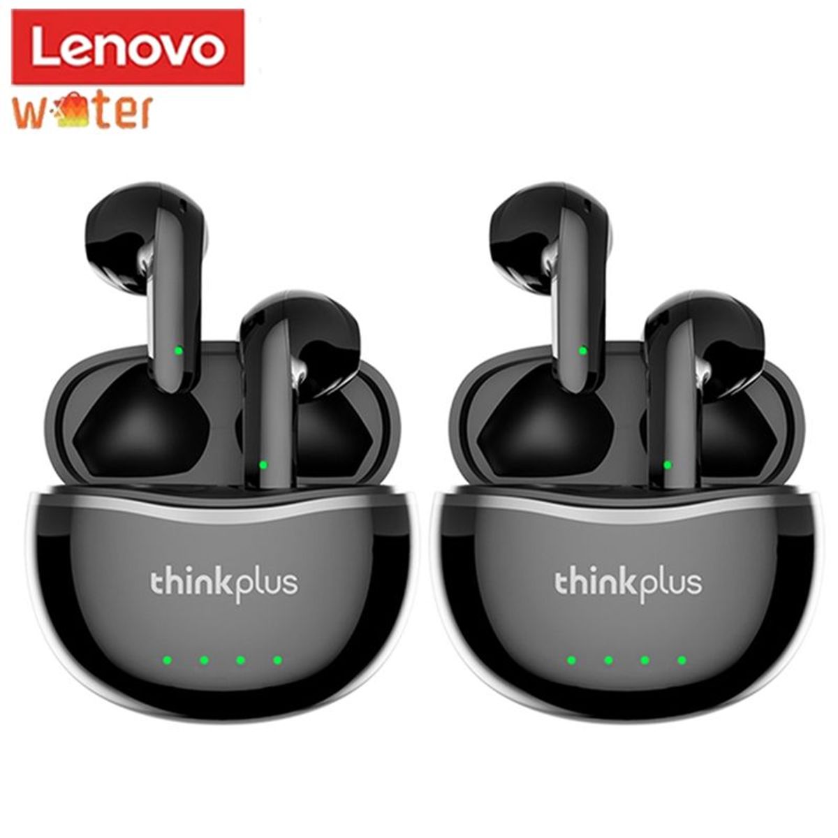 LENOVO - 2SET Audifonos Lenovo X16  Tws Auriculares Earphone Negro