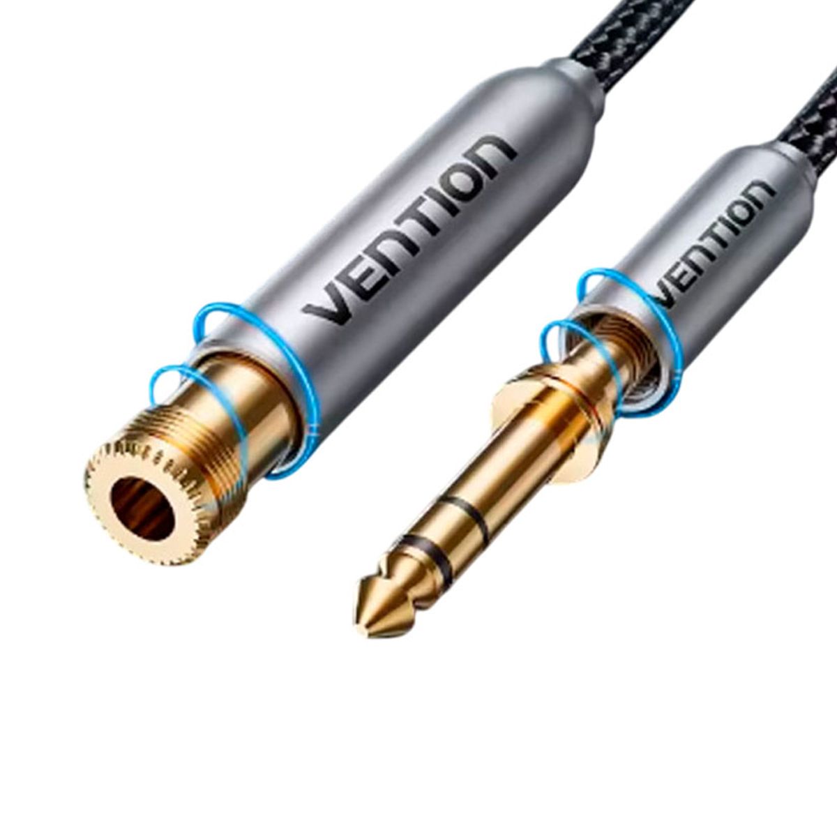 VENTION - Cable PREMIUM Extension 1m TRS Balanceado 635mm PLUG Nylon