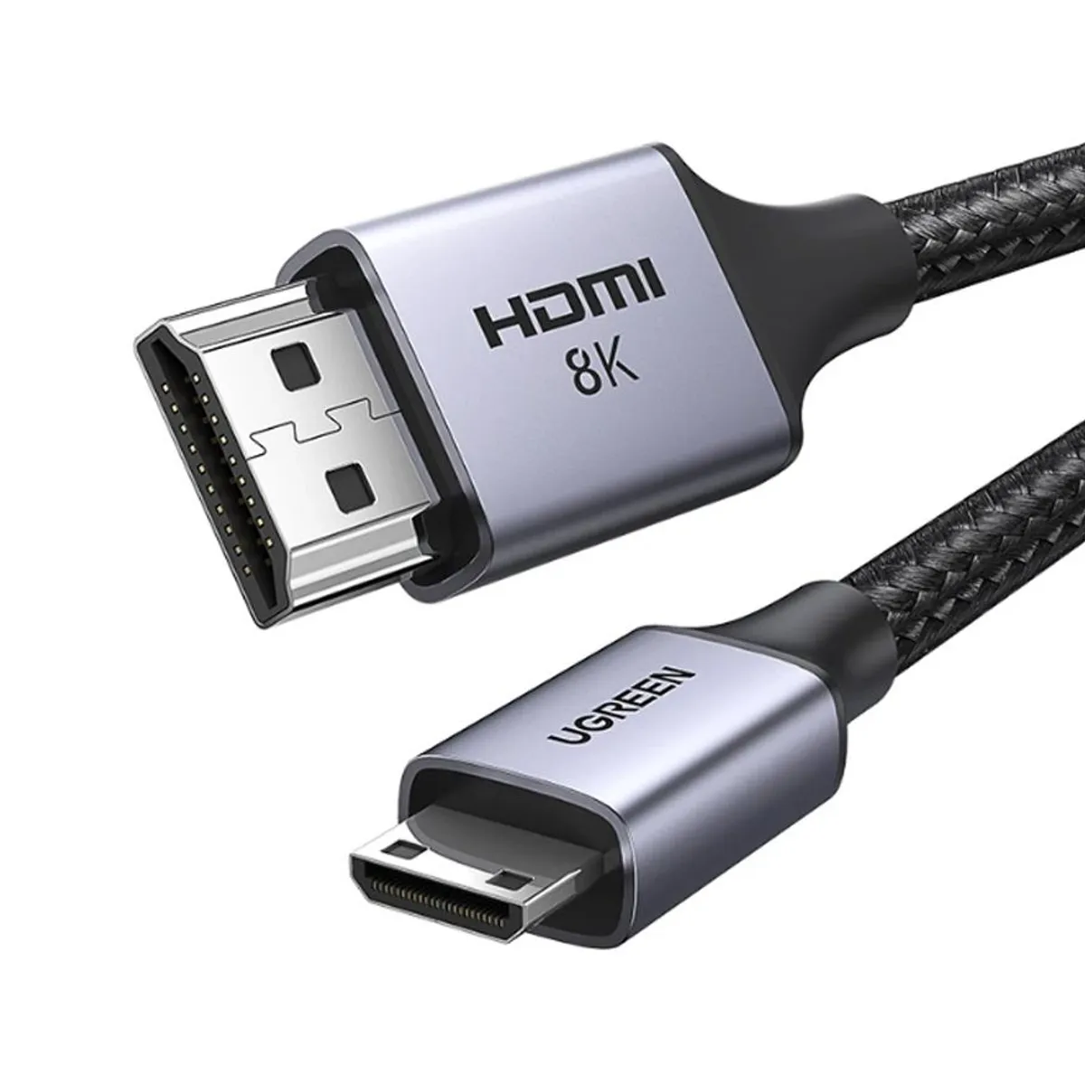 UGREEN - 2m Tv Cable Video Mini Hdmi 2.1 - Hdmi 8K Video PREMIUM Nylon