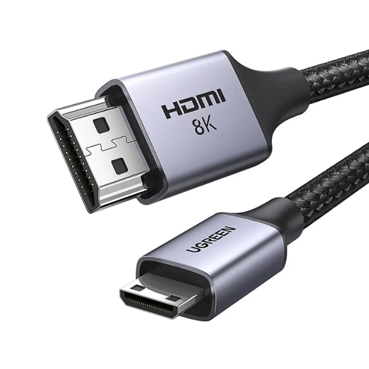 UGREEN - 2m Tv Cable Video Mini Hdmi 2.1 - Hdmi 8K Video PREMIUM Nylon