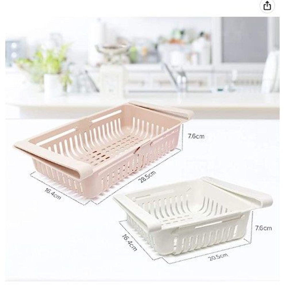 GENERICO - Organizador refrigerador pack de 4