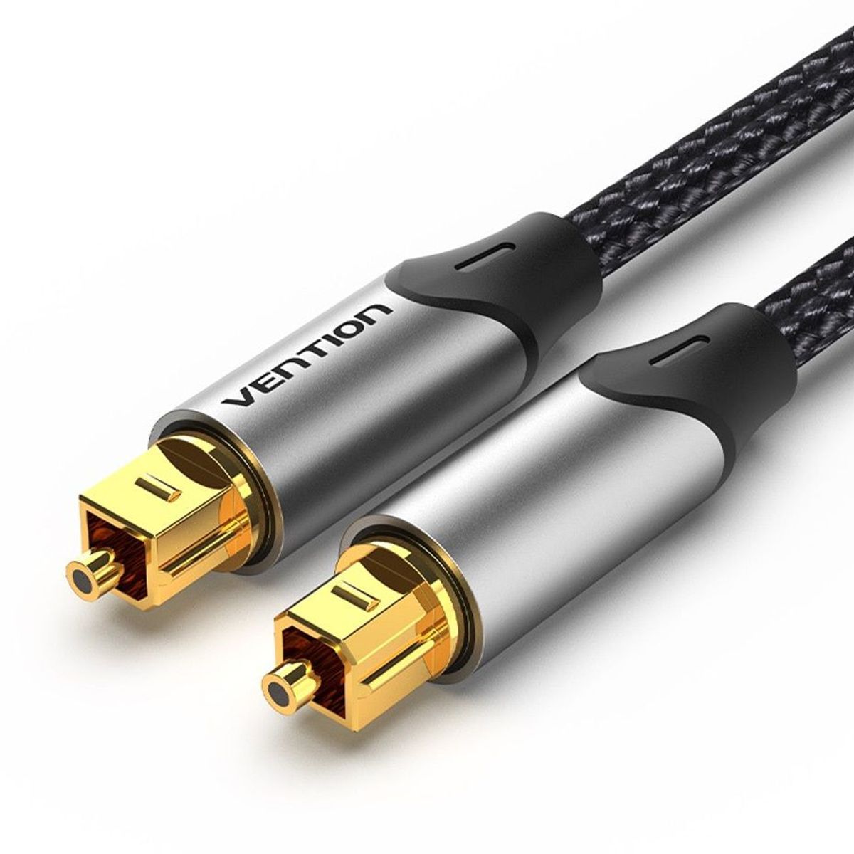 VENTION - Cable Nylon Sonido 2m Optico Toslink  Ps4 Ps3 Bluray Premium
