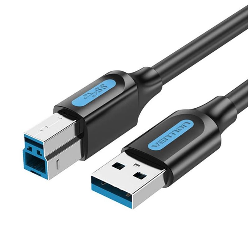 VENTION - Cable Usb-b 3.0 Cable Impresora Dac Dj (1m) Windows Flexible