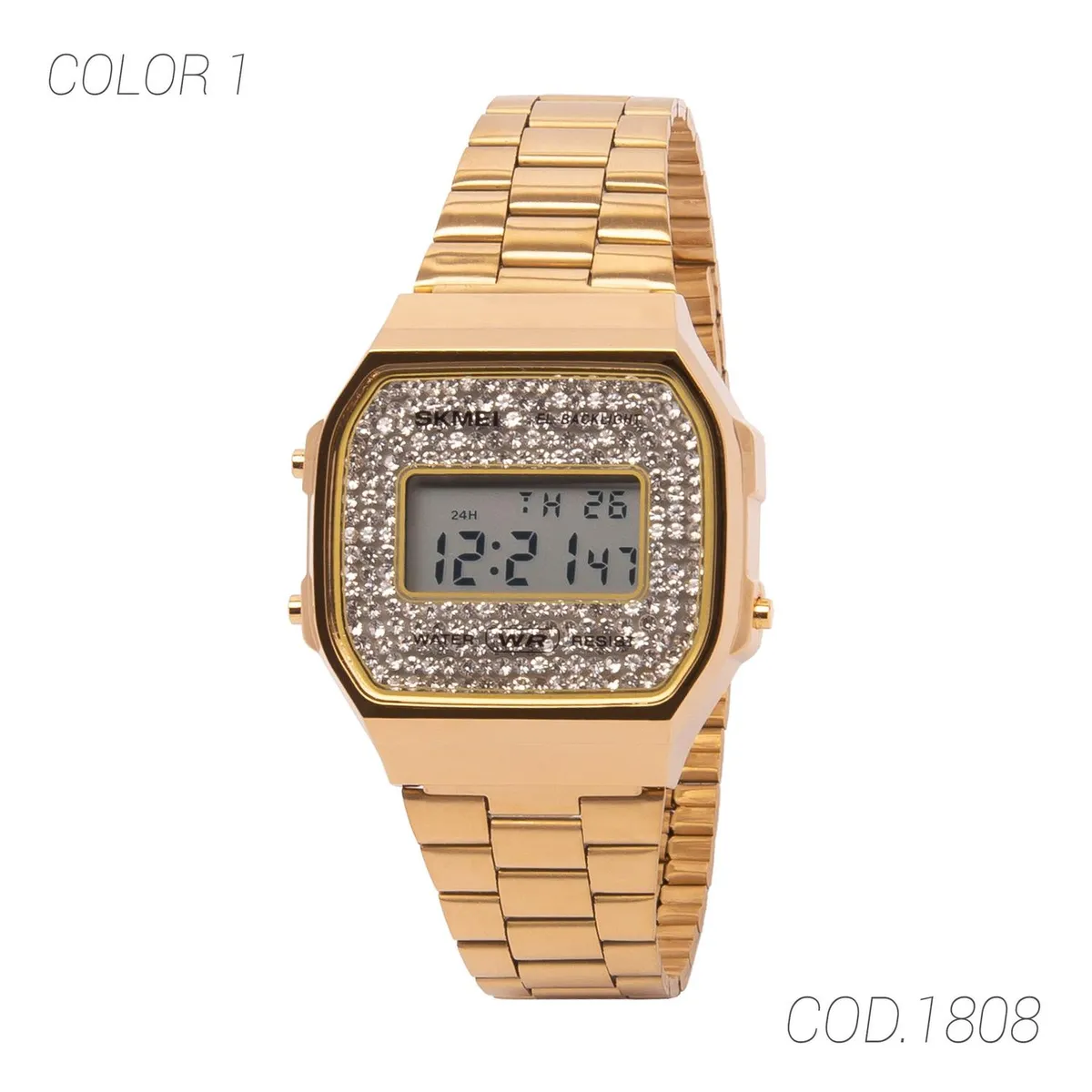 SKMEI - RELOJ ACUÁTICO MUJER 1808 SKMEI - Dorado