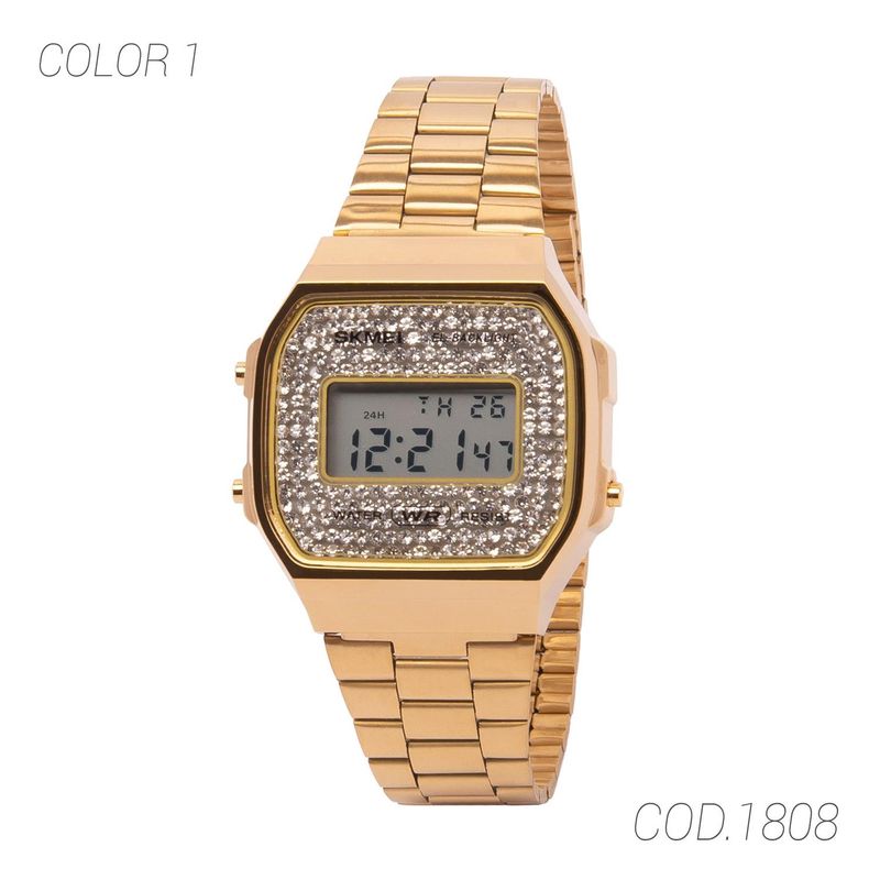 SKMEI - RELOJ ACUÁTICO MUJER 1808 SKMEI - Dorado