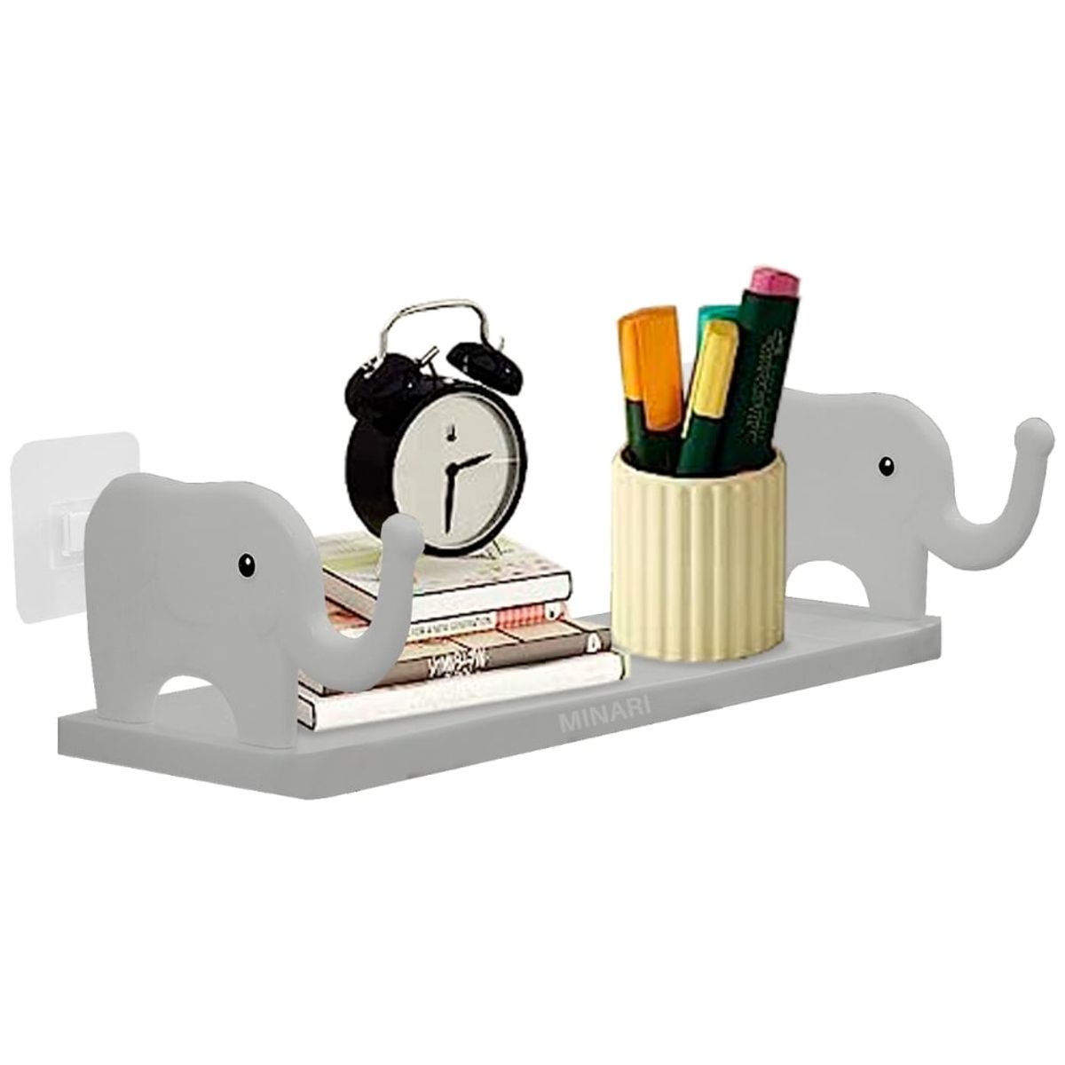 MINARI - Repisa Organizador de Escritorio Oficina Soporte Elefante PL 491F