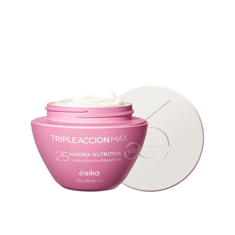 ESIKA - Crema facial Hidra Nutritiva Triple Acción Max 25 Pote 120g