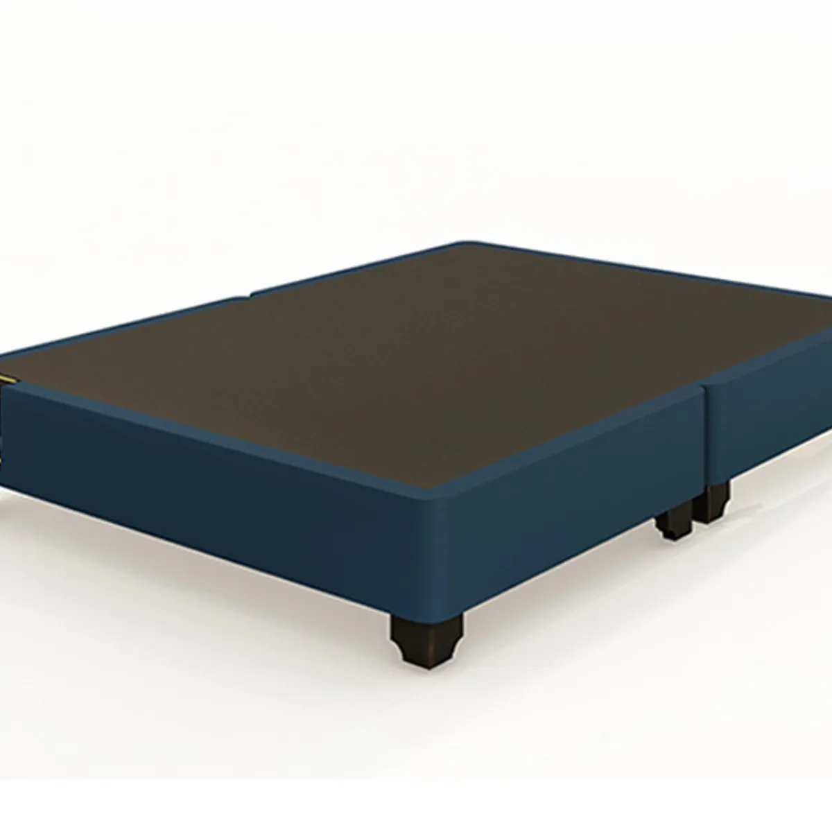 BARAKA HOME - Base De Cama Luton Queen Europeo 160 x 200 2 Piezas - Azul Marino