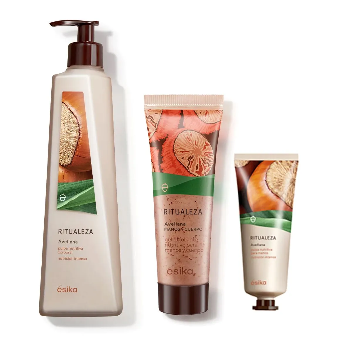 ESIKA - Ritualeza Avellana Set B Hidratante con Exfoliante y Crema Manos