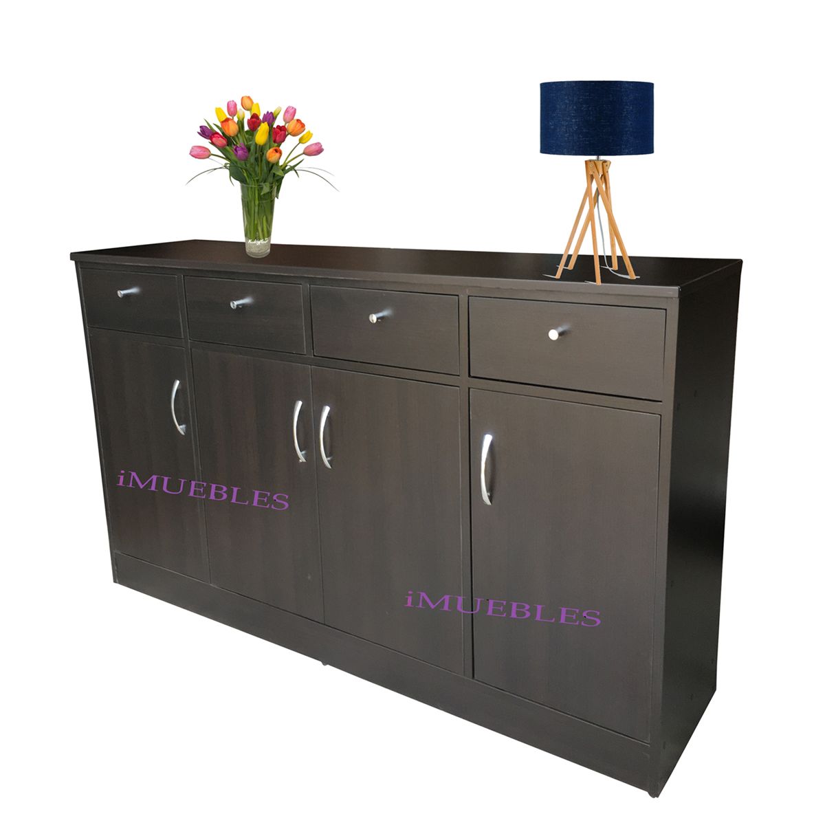 TEMEL - Mueble Aparador Mueble Sala Aparador de Melamina