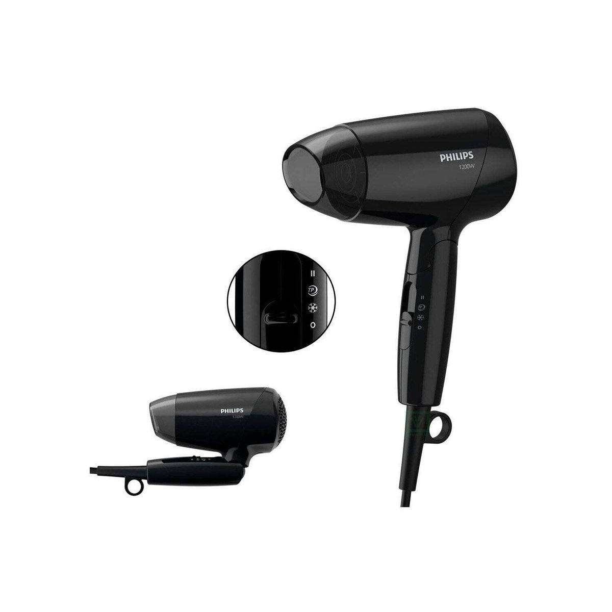 PHILIPS - Secadora de Cabello Thermo Protec 1200W  BHC010