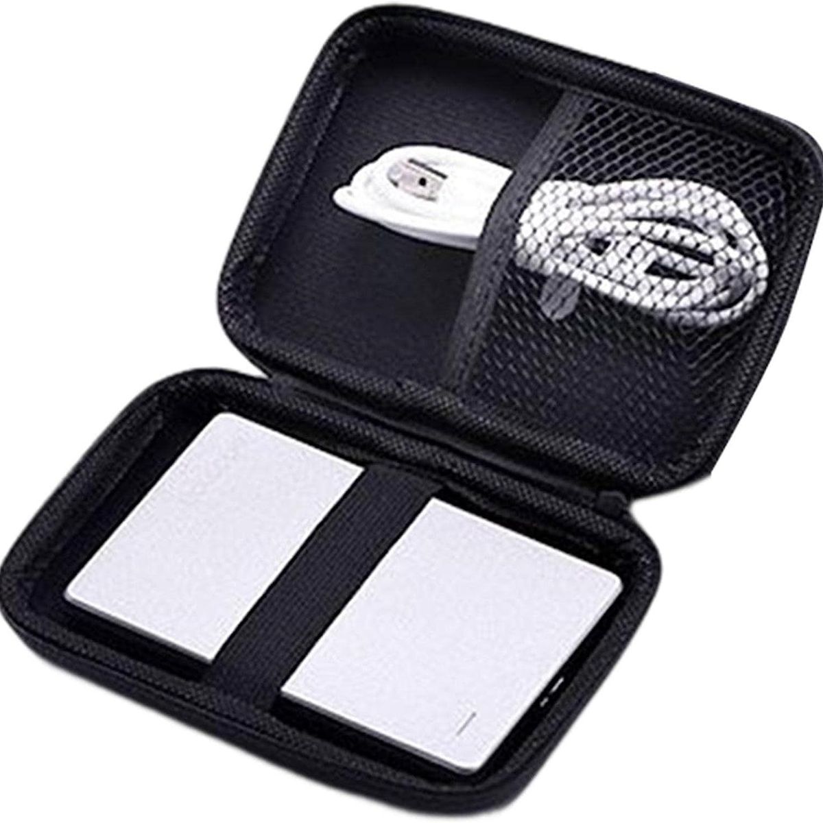 GENERICO - Estuche Anti Golpes Case Disco Duro Externo 2.5 Cremallera Azulino